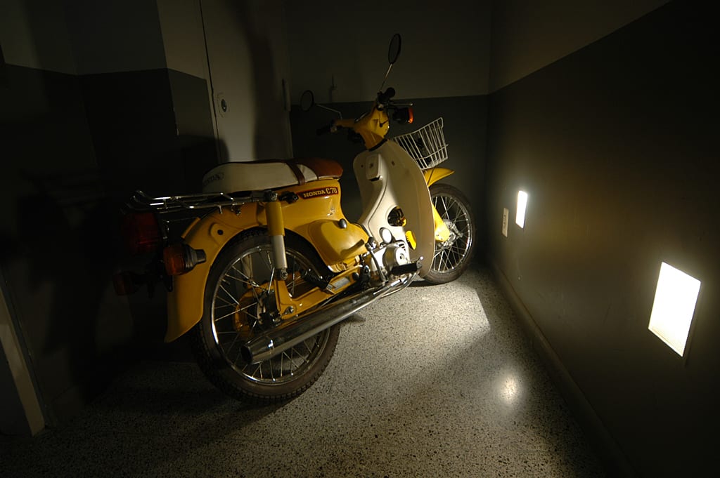 ホンダ スーパーカブ70の実車写真