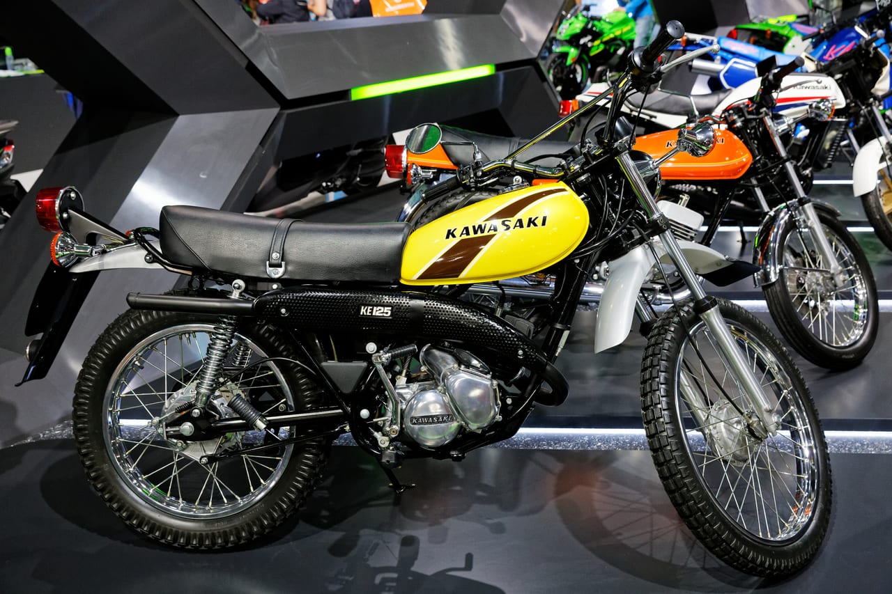 カワサキ KE125の実車写真